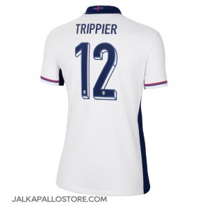 Englanti Kieran Trippier #12 Kotipaita Naisten EM-Kisat 2024 Lyhythihainen